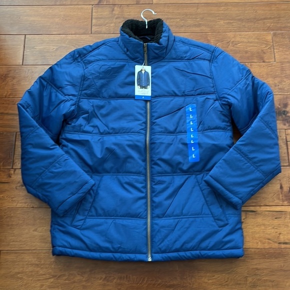 NWT Weatherproof Men's Puffer
Jacket in Blue Size L - Picture 9 of 11
